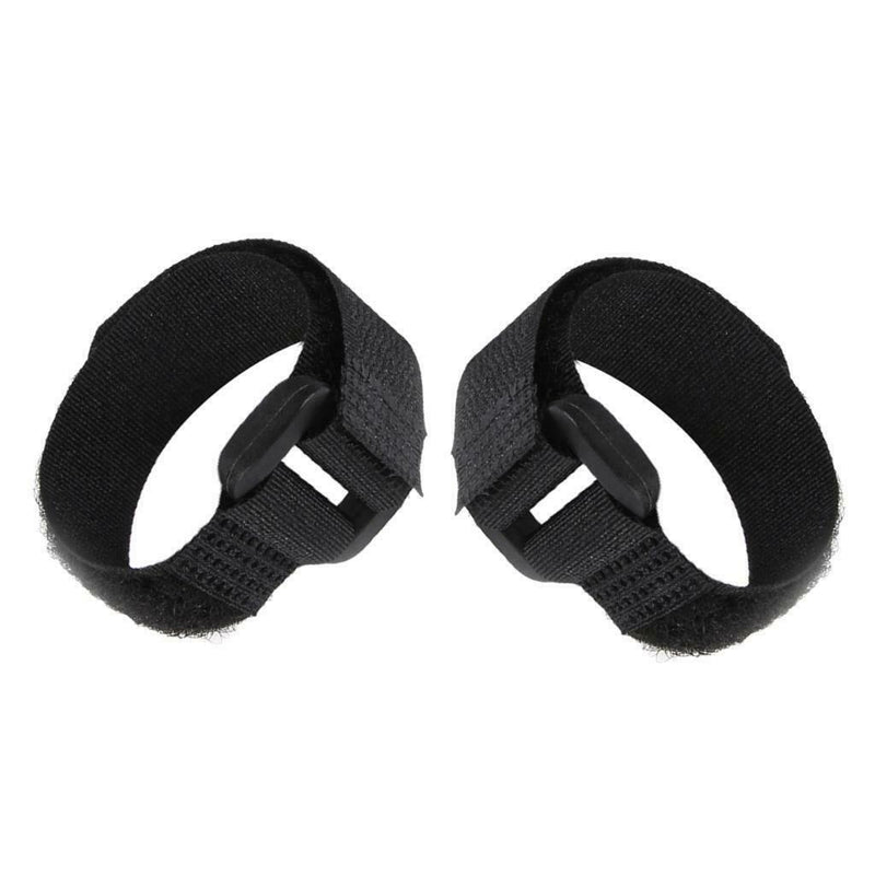 2pcs No Crow Collar for Roosters No Crowing Belt Neckband Poultry Supplies Black