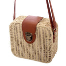 women's handbags mini women messenger bags Square Straw ladies Crossbody Ba M8S4