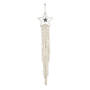 Weaving  with Iron Stars Pure Cotton Rope Macrame Boho Craft