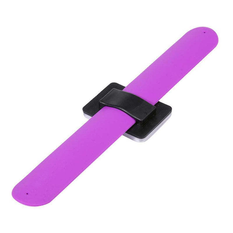 Salon Magnetic Bracelet Wrist Band Strap Hair Clip Hairdressing (Purple)