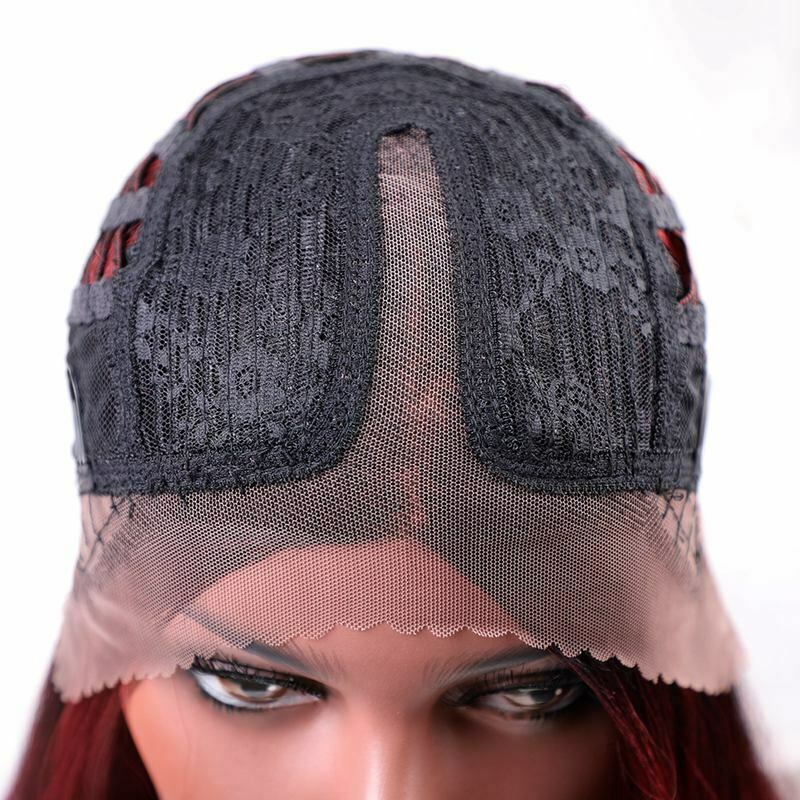 Straight Synthetic Hair Lace Front Part Bob Wig 14 inch Wigs for Women Cosp H8A1