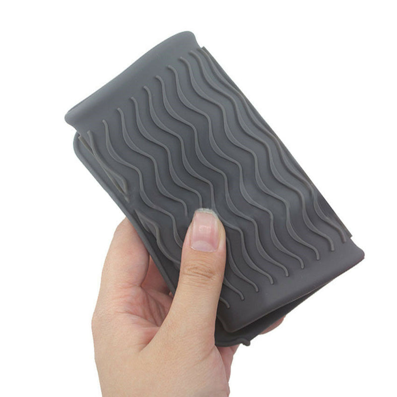 Silicone Heat Resistant Bag Anti-heat Mats/Pouch for Hair Straightener Curl Iron