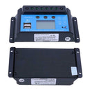12/24V 10A LCD USB Solar Regulator Charge Controller Battery Protection