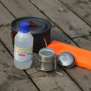 Portable Outdoor Stove Camping Cooking Picnic BBQ Steel Wood Cooker