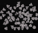500PCS Rubber Earring Back Stoppers Ear Post Nuts Findings Jewelry Making 4MM