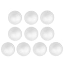 10X White Foam Balls Spheres 3 inch Bulk - Smooth and Round Polystyrene