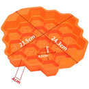 19 Cell Silicone Bee Honeycomb Cake decor Chocolate Soap Candle Bakeware Mold JR
