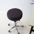 Black 35cm Bar Stool Cover Round Lift Chair Seat Sleeve Beauty Salon