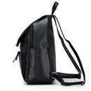 Fashion Women Waterproof PU Leather Backpack Girls Leisure School Backpack