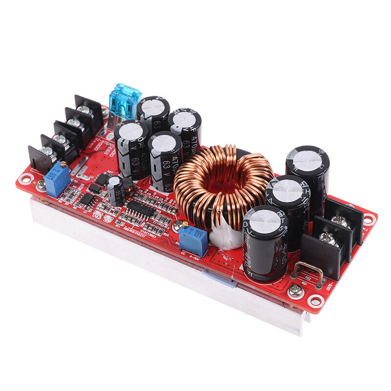 1200W 20A DC-DC Converter Boost Car Step-up Power Supply Module 8-60V to 12- Gw