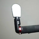 2pcs Adjustable MTB Bike Bicycle Cycling Rearview Mirror Glass Mini(Black)