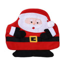 Christmas Theme 2 Layers Santa Claus Pattern Table Mat with Napkin