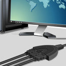 New 3 Port HDMI Switch Splitter 1080P HD TV Adapter Cable 3 IN 1 Out