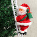Electric Ladder Santa Claus Toys Christmas Ornaments Desktop Decorations A