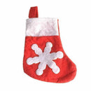 5pcs spoon and fork covers Christmas tableware Xmas Ornaments snowflake soc T6Y5