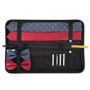 Men's Business Travel Essentials Nylon Necktie Travel Tie Cufflinks Case Ti