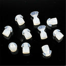 10 Pack of Replacement Rubber Mushroom Style Radio Eartips Earbud Tips for