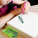 4pcs DIY Full Drill Special Shaped Diamond Painting Animals Candy Keychains Art