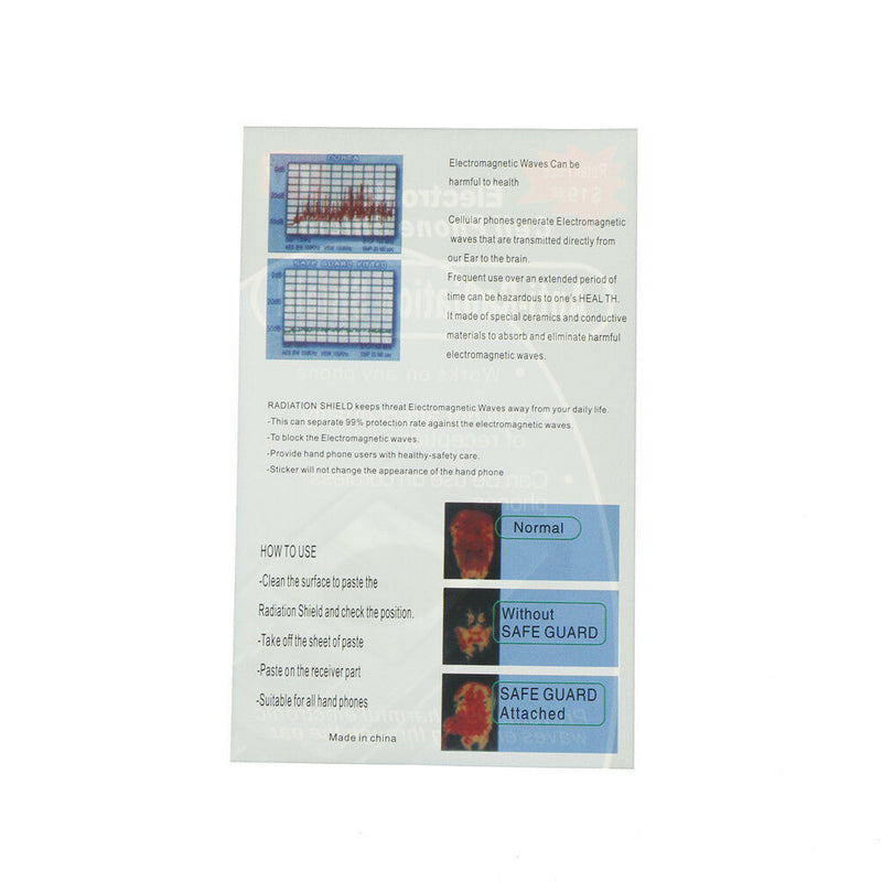 5 Radisafe Anti Radiation EMF Protection Energy Saver Phone Laptop Stickers MO