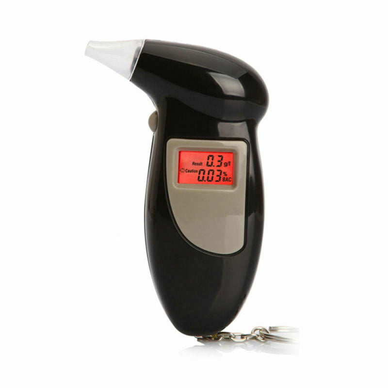 Portable MINI Digital LCD Alcohol Breath Tester Analyzer Car Dual-Use Fu EUC