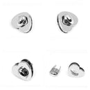 Heart Shape Clasp Turn Lock Twist Lock Metal Hardware For DIY Handbag Bags