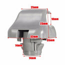 1X Gray Sun Visor Clip Holder For CR-V/Civic/Accord/Odyssey 88217-S04-003ZA FT