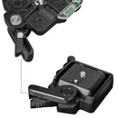 QR40 Camcorder Tripod Monopod Ball Head Quick Release Plate for DSLR Camera