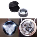 Large 90mm Cylindrical Magnifier with 3 LED Lights K9 Optical Lens Magnifier