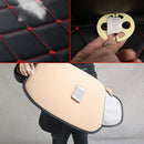 Universal Black PU Leather Red Seam Car Rear Seat Cover Back Cushion Mat Pad