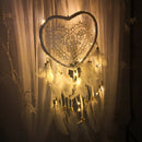 Creative Hollow Heart Dream Catcher Nordic Wedding Car Decor Ornament Pendant