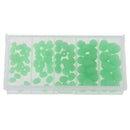 100pcs Luminous Column Float Ball Stopper Space Beans Fishing Accessories A