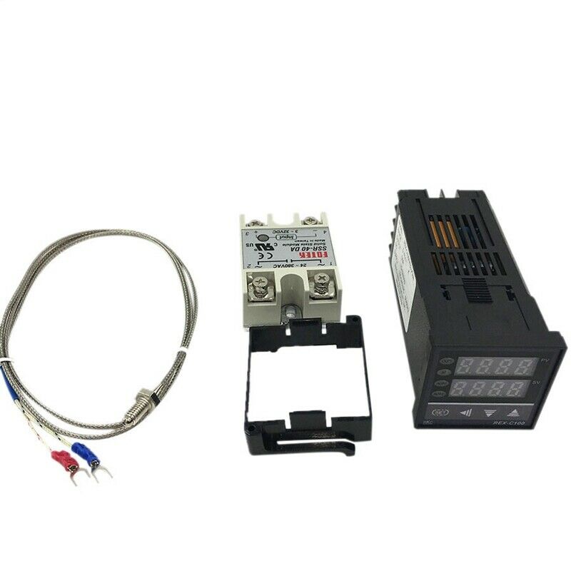 Rex-C100 Digital Pid Temperature Controller Thermostat SSR Output + Max.40A P7L1