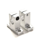 New 2PCS SK12 12mm Bearing CNC Aluminum Linear Rail Shaft Guide Support Ty