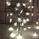 Outdoor 80 LED Snowflake String Light Christmas Party New Year Decor (10m)
