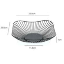 Fruit Basket Bread Storage Rack Plate Snacks Organizer Iron 25.5*11. L0Z1