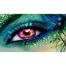 5D DIY Diamond Painting Green Eye Rhinestone Kit Full Round Home Wall Art