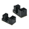 2x 180 Degree Angled Connector Graphics Card ATX 6 Pin Power Supply Adapter