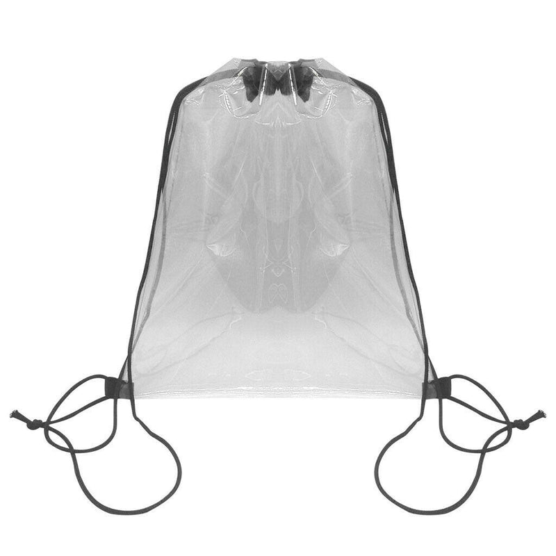 Premium Rucksack Sportbeutel Transparent Kordelzug