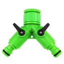 Hose Garden 2 Way 3/4'' Threaded Splitter Tap Connector Y Two Outlet Connection-