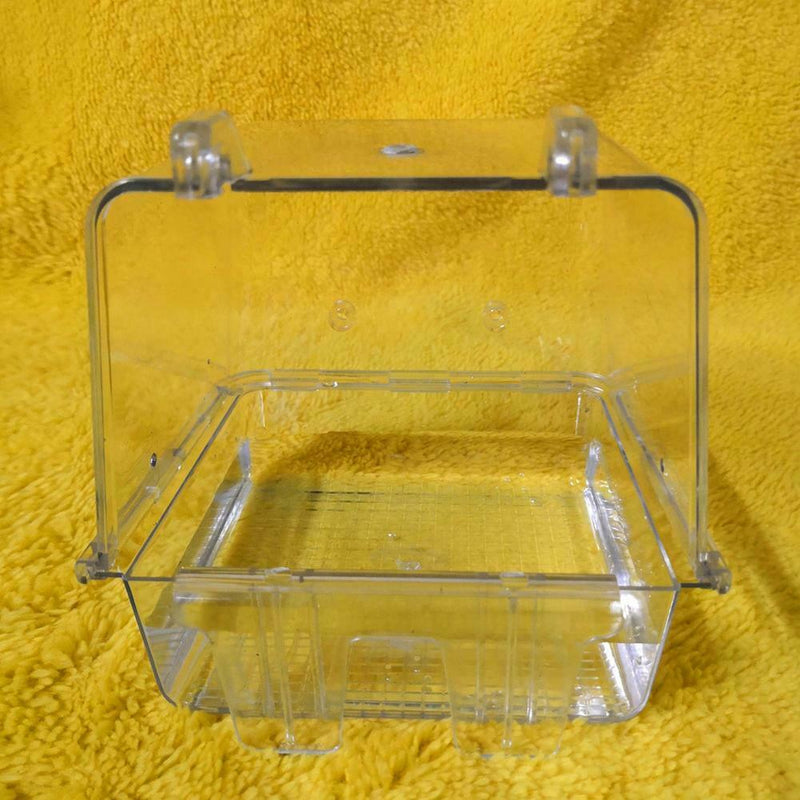 Pet Acrylic Bathtub Birds Bathroom Cage Food Feeder For Birds Parrots Macaws