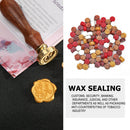 100pcs Retro Octagon Sealing Wax Grain Fire Painting Pill Stamping Envelope