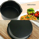 Non-stick Baking Dish Cake Basket Container for Electric Air Fryer (6inch)