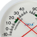 Wall-mounted Round Love Household Analog Thermometer Hygrometer Humidity*Monitor