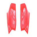 2pcs Red  Unisex Mohawk  Horns Accessories Racing Dirtbike With Tapes