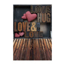 Love Digital Photography Background Fabric Photo Prop Studio Backdrop Decor