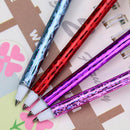 5 Pcs/Set Color random Flowers Rose Ball Pen Gift Rose Decoration Ballpoint PenL
