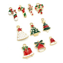 26Pcs/Set Enamel Mixed Style Christmas Series Charms Pendant DIY Jewelry Mak Kw