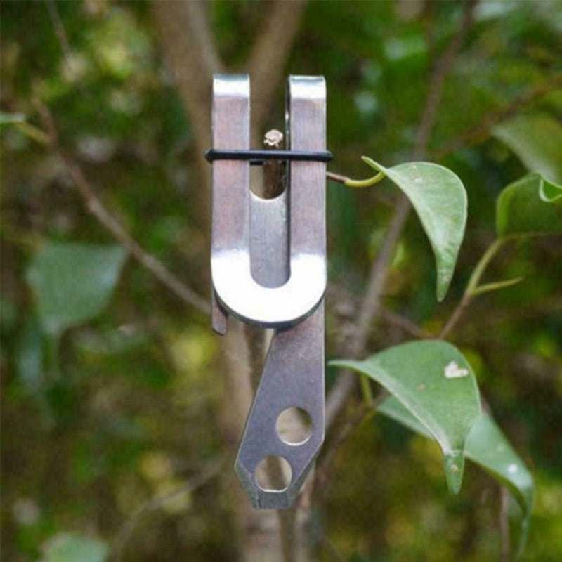 1* Carabiner Multifunctional Key Chain Cash Belt Clip Hanger Outdoor Holder N9K7