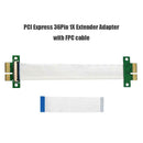 PCI Express 36Pin Male to Male Interface 1x Extender Adapter Module w/FPC Cable