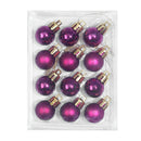 12pcs 2cm Christmas Tree Ball Bauble Party Hanging Ball Ornament (Purple)